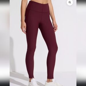 Mondetta Deep Burgundy Leggings With Pockets Xxl